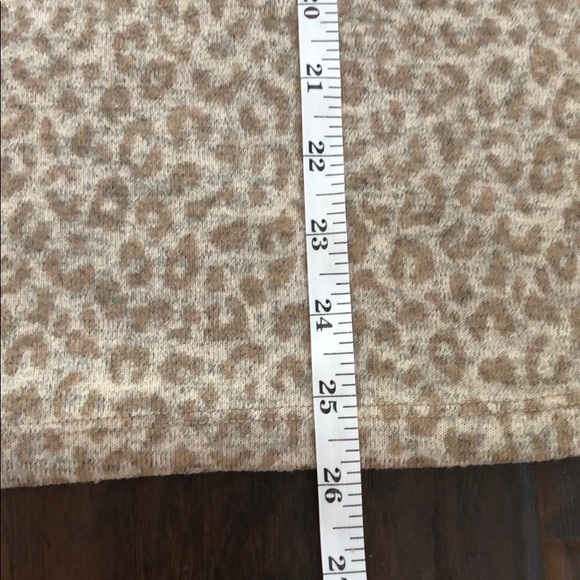 NWT Zara Soft Touch Leopard Print Turtleneck Shirt - Picture 9 of 9